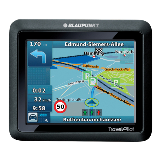 Blaupunkt TravelPilot EASY Bedienungs- Und Einbauanleitung