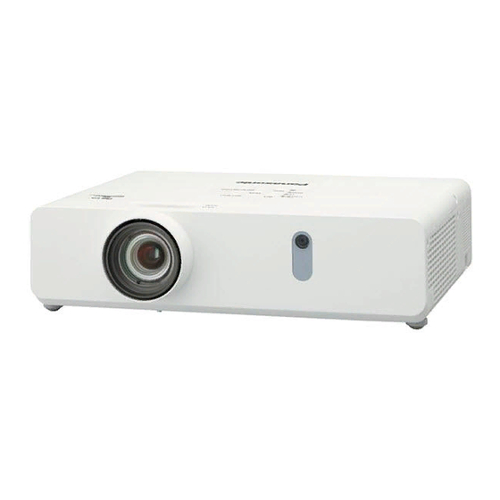 Panasonic PT-VW345NZ Bedienungsanleitung