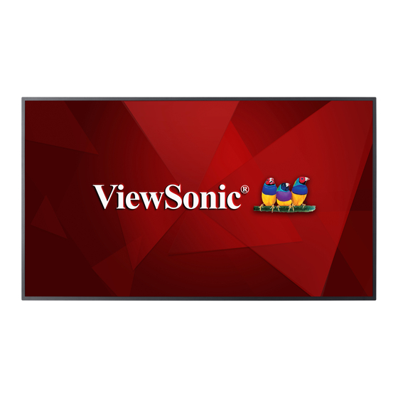 ViewSonic CDE5010 Bedienungsanleitung