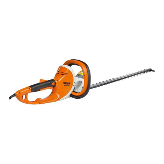 Stihl HSE 61 Gebrauchsanleitung
