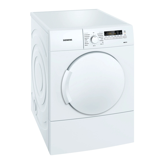 Siemens WT34A200 Gebrauchsanleitung