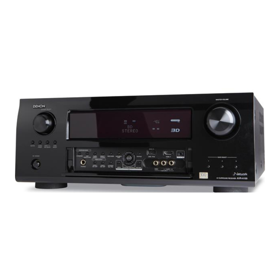 Denon AVR-A100 Bedienungsanleitung