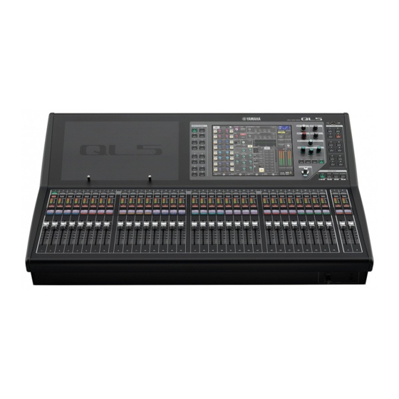 Yamaha QL5 Zusatzanleitung