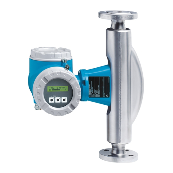 Endress+Hauser PROline promass 80 Beschreibung Gerätefunktionen