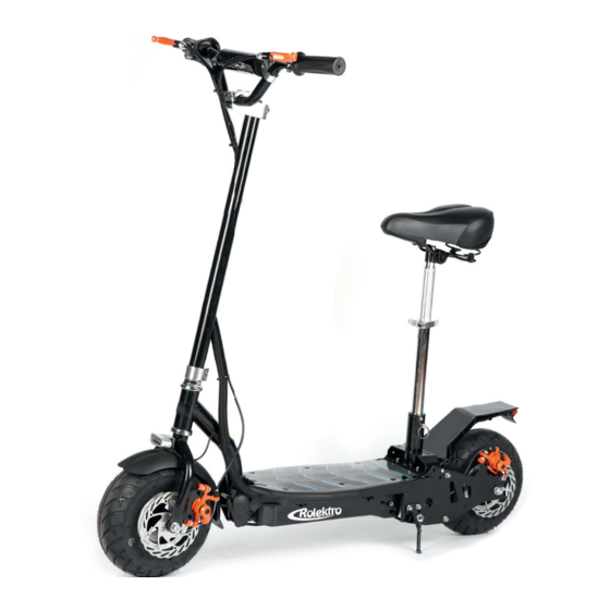 Rolektro eco Sprinter II Handbuch