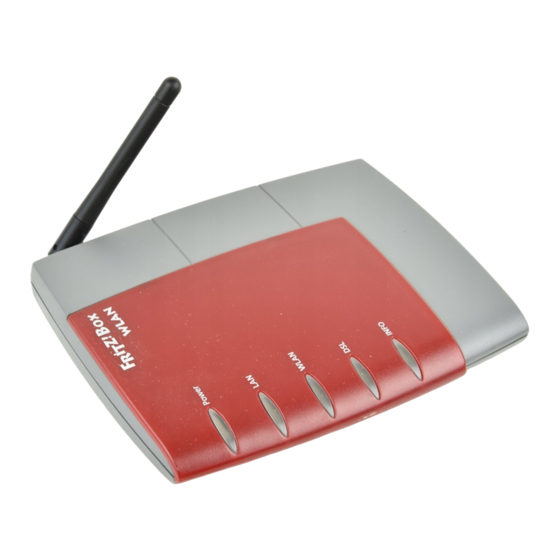 AVM FRITZ!Box WLAN 3131 Installation, Einrichtung Und Bedienung