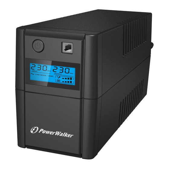 PowerWalker VI 650SE LCD Schnellstartanleitung