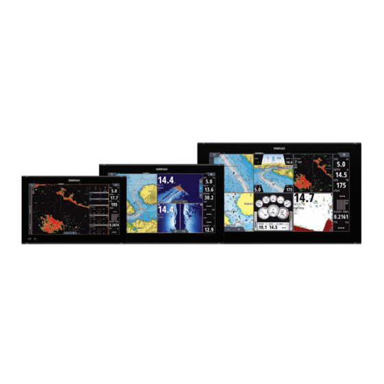 Simrad NSO evo3 Bedienungsanleitung