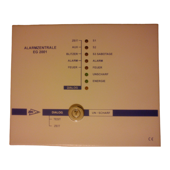 ZPA EG 2001 Bedienungsanleitung