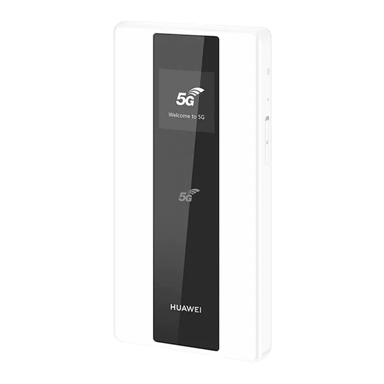 Huawei 5G Mobile WiFi Pro Schnellanleitung