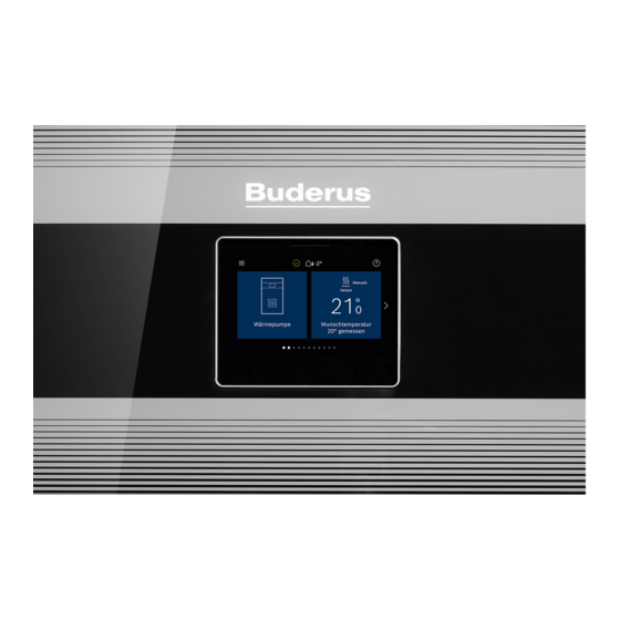 Buderus Logamatic BC400 Installationsanleitung