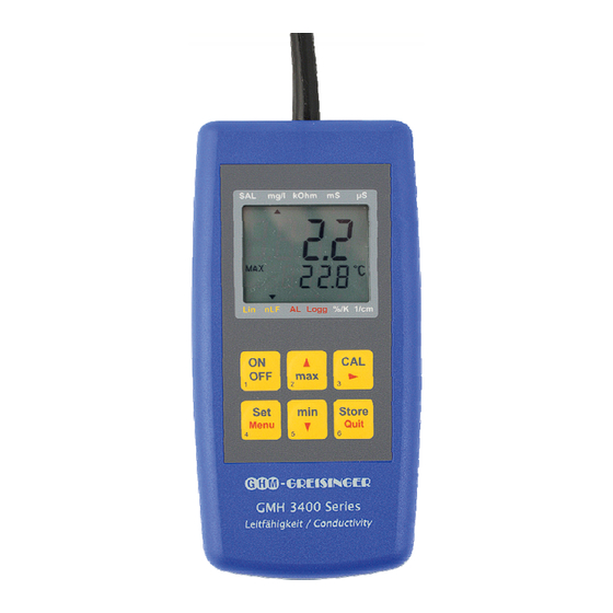 GREISINGER GMH 3451 Betriebsanleitung