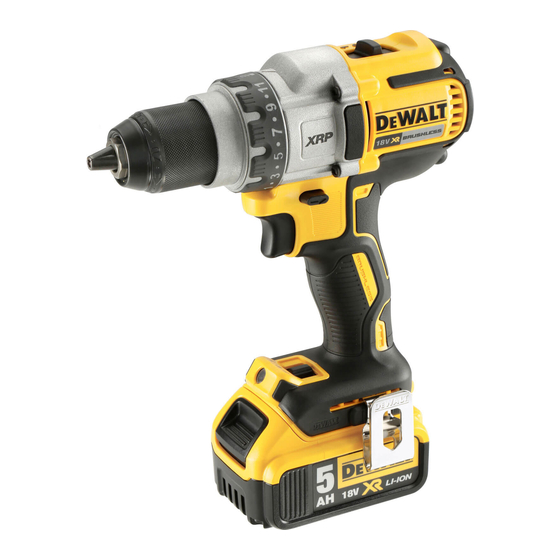 DeWalt XR DCD991 Bersetzt Von Den Originalanweisungen