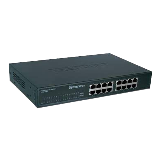 TRENDnet TE100-S16R Kurzanleitung