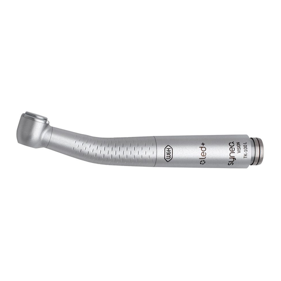 W&H synea VISION TK-100 L Gebrauchsanweisung