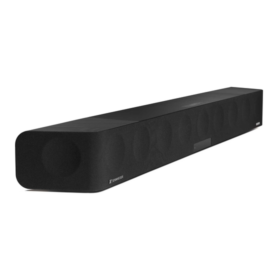 Sennheiser AMBEO SB01 Bedienungsanleitung