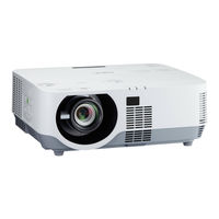 NEC NP-P502H, NP-P452H, NP-P502W, NP-P452W Bedienungshandbuch