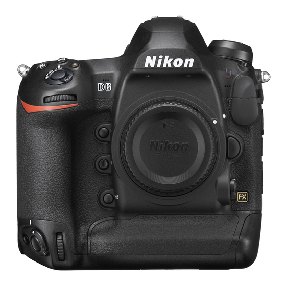 Nikon D6 Handbücher