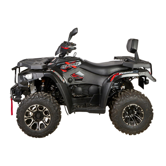 P.Lindberg Linhai Promax Quad 300-2D T3A EFI 4x4 Bedienungsanleitung