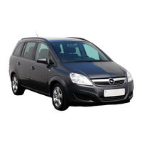 Opel Zafira 2011 Betriebsanleitung