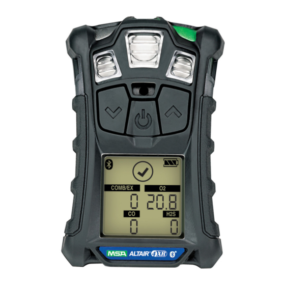 MSA ALTAIR 4XR Gebrauchsanleitung