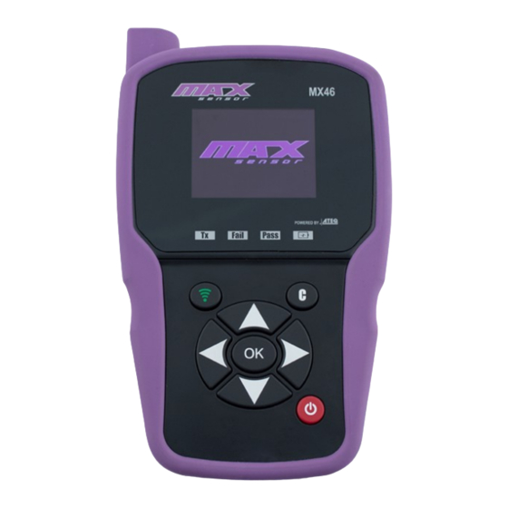 max sensor MX46 Bedienungsanleitung
