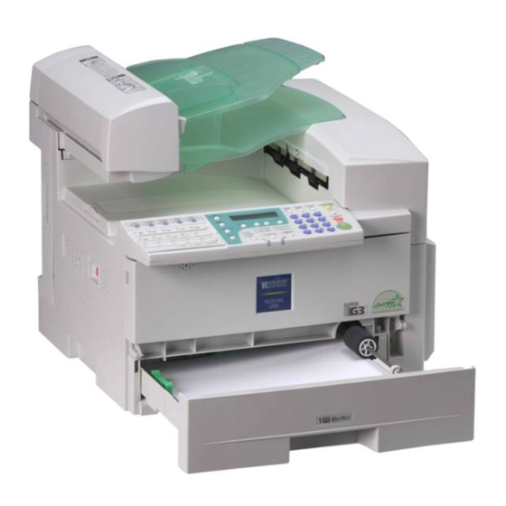 Ricoh FAX 3310L Bedienungsanleitung