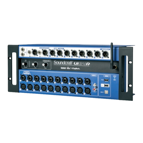 Audio Pro SoundCraft Ui 12 Schnellstartanleitung