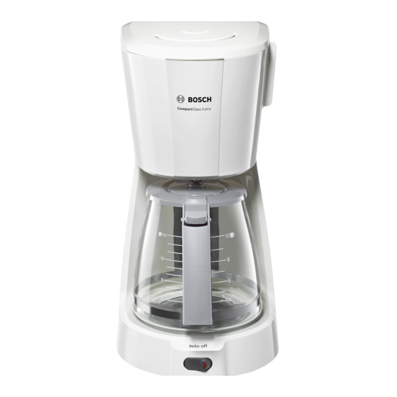 Bosch CompactClass TKA3A Serie Gebrauchsanleitung