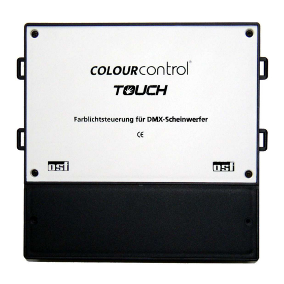 OSF Color-Control-TOUCH-Zentrale Handbuch