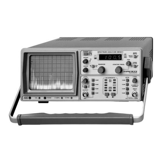 Hameg Instruments HM5011 Serviceanleitung