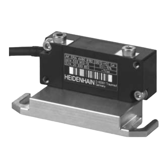 HEIDENHAIN AK ERA 4x80 Montageanleitung