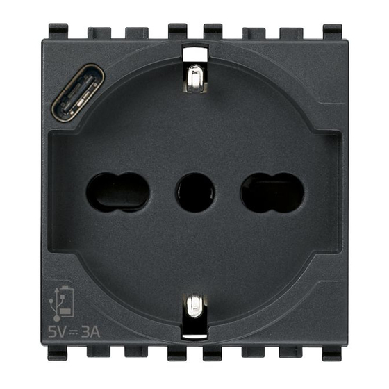 Vimar EIKON 20210.USB Bedienungsanleitung