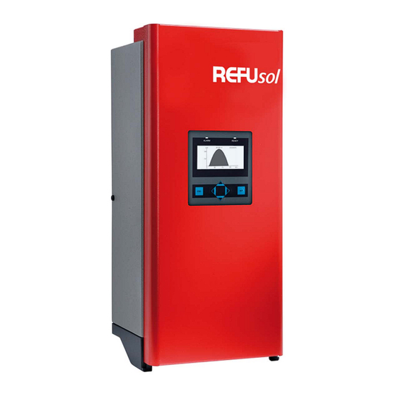 REFUsol 003K Bedienungsanleitung