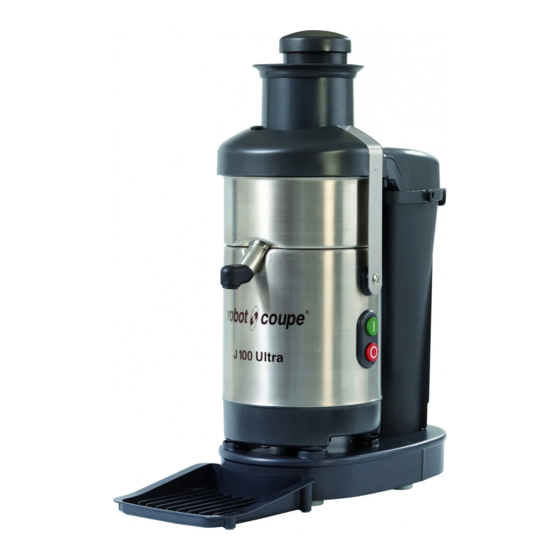 Robot Coupe J80 Ultra Bedienungsanleitung