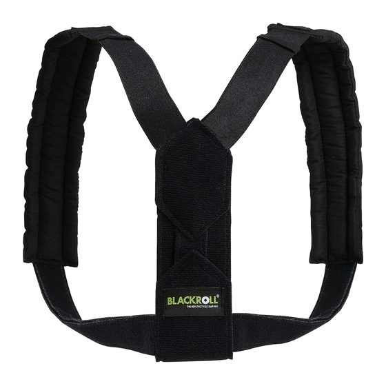 BLACKROLL POSTURE 2.0 Bedienungsanleitung