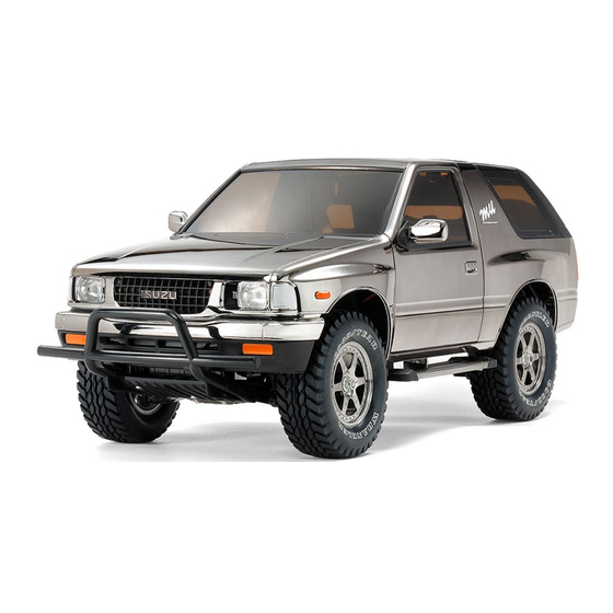 Tamiya Isuzu Mu Type X Black Metallic Bedienungsanleitung