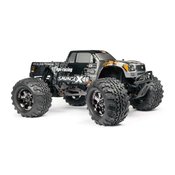 HPI Racing SAVAGE X 4.6 BIG BLOCK Bauanleitung