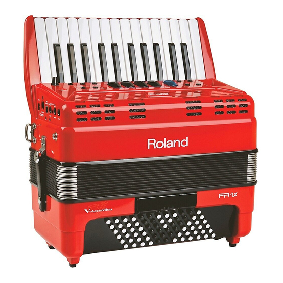 Roland FR-1x Bedienungsanleitung