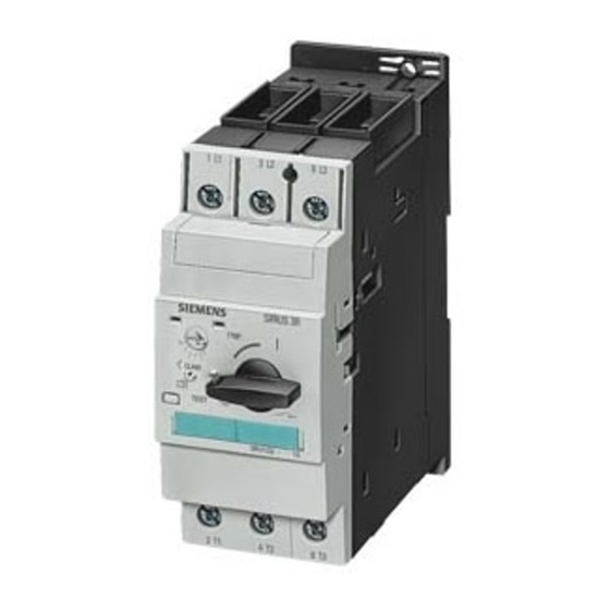 Siemens 3RV2.3 serie Originalbetriebsanleitung