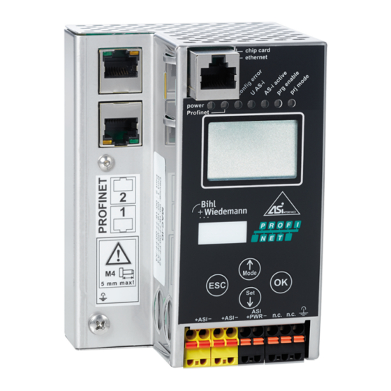 bihl+Wiedemann BWU3431 Montageanweisung
