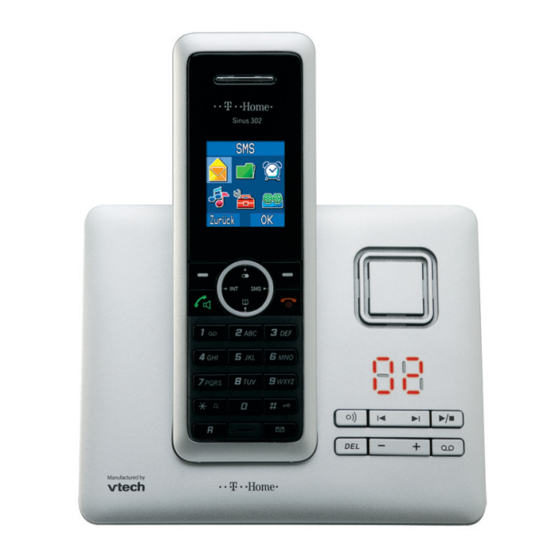 T-Home vtech Sinus A 302 Bedienungsanleitung