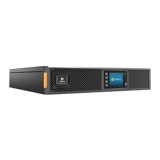 Vertiv Liebert GXT5 series Installations- Und Bedienungsanleitung