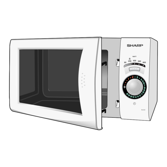 Sharp r-212 Bedienungsanleitung
