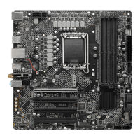 MSI PRO B660M-A CEC WIFI DDR4 V2 Bedienungsanleitung