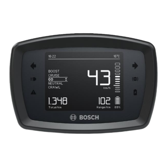 Bosch 48 V Central Drive System Bedienungsanleitung