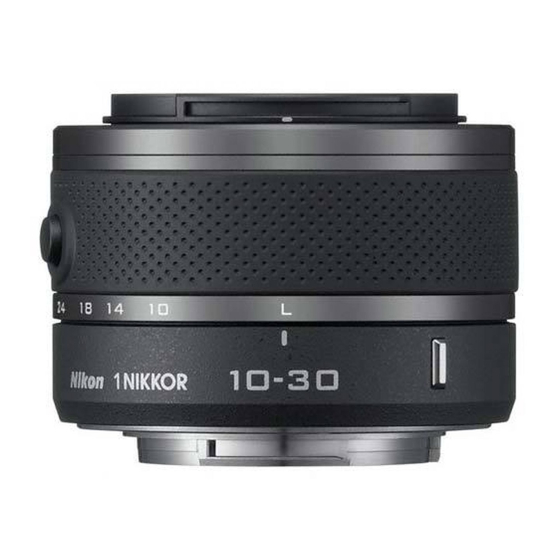 Nikon 1 NIKKOR VR 10-30mm f/3.5-5.6 Benutzerhandbuch
