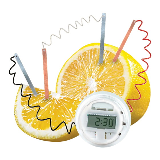 4M KidzLabs Lemon Clock Bedienungsanleitung