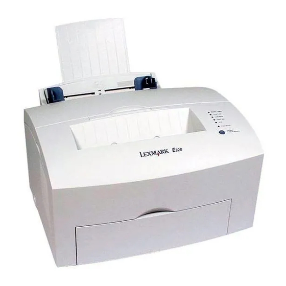 Lexmark E320 Bedienungsanleitung