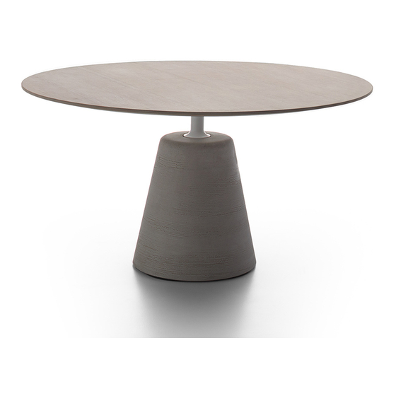 MDF ROCK TABLE Montageanleitung